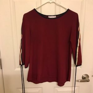 Burgundy Blouse